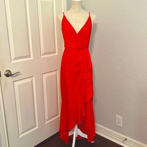 BCBG MaxAzria Coral Gown, Size 8.